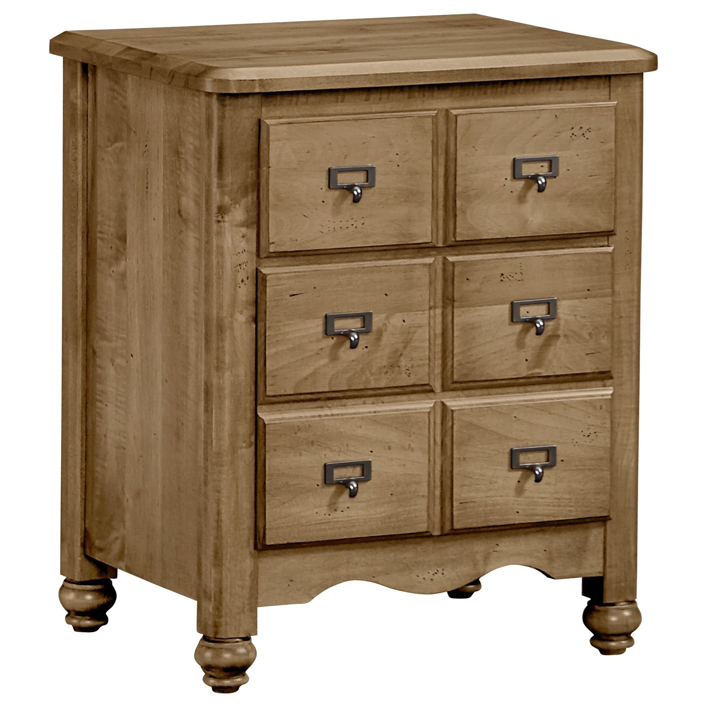 Vaughan Bassett American Maple Solid Wood Apothecary Night Stand 2